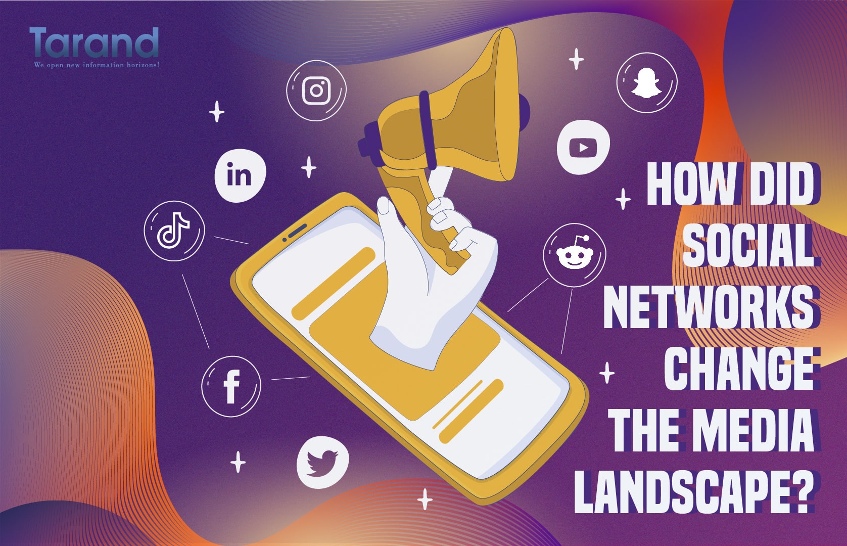 How did social networks change the media landscape?